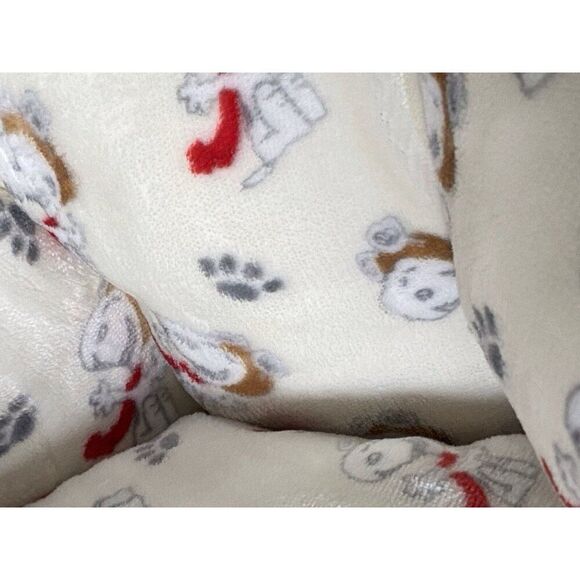 Peanuts Snoopy Small Dog Pet Cozy Cuddler Bed Flying Ace Paw Prints 19 X 15 X 7” - Picture 10 of 15